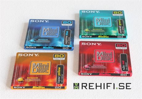 Sony Mini Disc 80 Color Collection