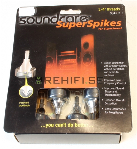Soundcare Superspikes 1/4 Thread